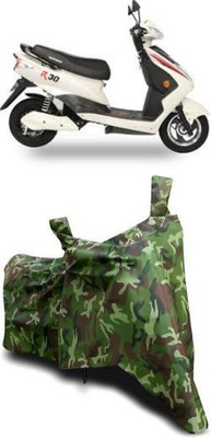 ATBROTHERS Waterproof Two Wheeler Cover for Okinawa(R30 electric scooter, Multicolor, Green)