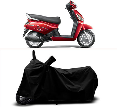 RABABLI Waterproof Two Wheeler Cover for Mahindra(Gusto 125 BS6, Black)