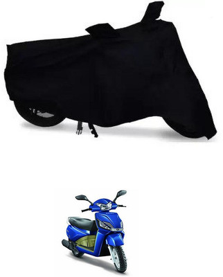 THE REAL ARV Waterproof Two Wheeler Cover for Mahindra(Gusto Electric BS6, Black)