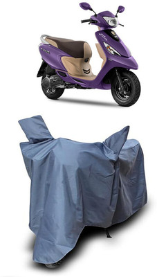 MADAFIYA Waterproof Two Wheeler Cover for TVS(Zest, Grey)