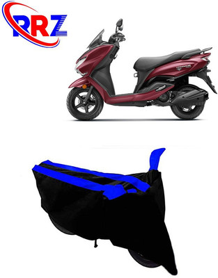 RRZ Waterproof Two Wheeler Cover for Suzuki(Burgman Street 125, Black, Blue)