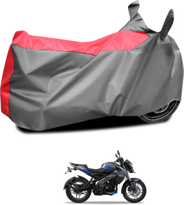 CODOKI Waterproof Two Wheeler Cover for Bajaj(Pulsar 200NS FI, Grey, Red)