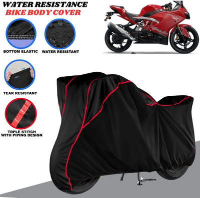 BigFly Two Wheeler Cover for TVS(Apache RTR 310, Blue, Red)