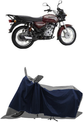 SUGASHRI Waterproof Two Wheeler Cover for Bajaj(Boxer, Grey, Blue)