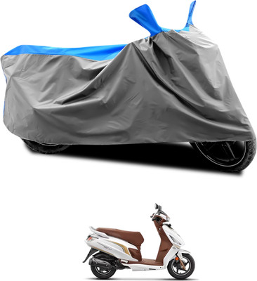 CODOKI Waterproof Two Wheeler Cover for Hero(Maestro Electric, Grey, Blue)