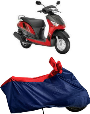 Autofly Waterproof Two Wheeler Cover for Yamaha(Alpha, Blue, Red)