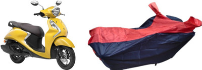 malti Two Wheeler Cover for Yamaha(Fascino 125 FI, Red, Blue)