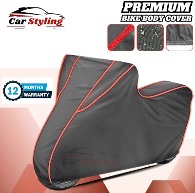 OliverX Waterproof Two Wheeler Cover for Kawasaki(Ninja 300 BS6, Maroon, Black)