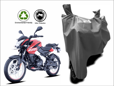 RM Collections Waterproof Two Wheeler Cover for Bajaj(Pulsar 160 NS DTS-i, Grey)