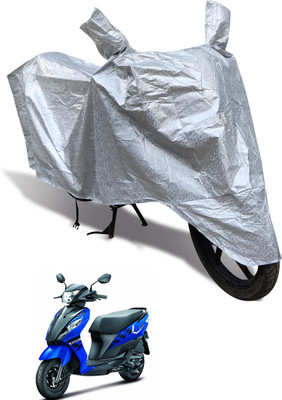 Euro Care Waterproof Two Wheeler Cover for Suzuki(Let's, Silver)