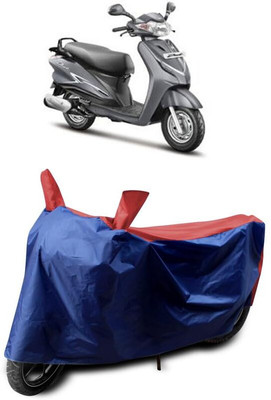 KEDIT Two Wheeler Cover for Hero(Duet, Red, Blue)