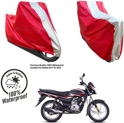 AutoGalaxy Waterproof Two Wheeler Cover for Honda(Activa i, Silver, Red)