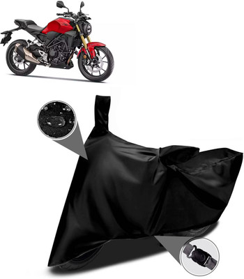 PAGORA Waterproof Two Wheeler Cover for Honda(CB300R, Black)