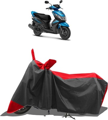 Mdstar Waterproof Two Wheeler Cover for Yamaha(Ray Z, Red, Black)