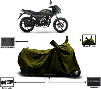 Amexride Two Wheeler Cover for Bajaj(Pulsar 125 Neon, Green)