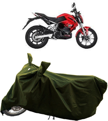 GROFATIK Two Wheeler Cover for Revolt(Motors RV 400 BS6, Green)