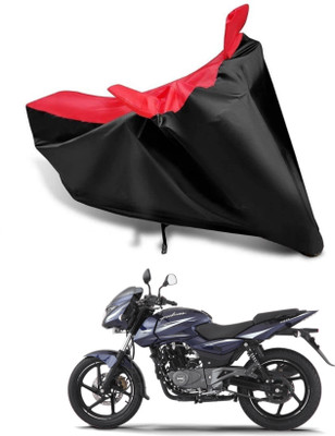 KEDIT Two Wheeler Cover for Bajaj(Pulsar 150, Red, Black)