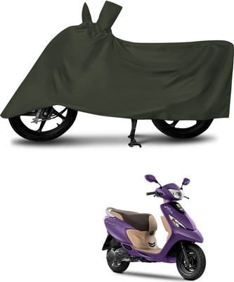 DeepShakshi AUTOMOTIVE Waterproof Two Wheeler Cover for TVS(Zest, Green)