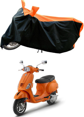DeepShakshi AUTOMOTIVE Waterproof Two Wheeler Cover for Vespa(VXL BS6, Orange)