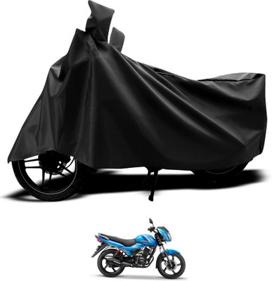 GOSHIV-car and bike accessories Waterproof Two Wheeler Cover for TVS(Victor, Black)