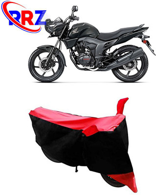 RRZ Waterproof Two Wheeler Cover for Honda(CB Trigger, Black, Red)