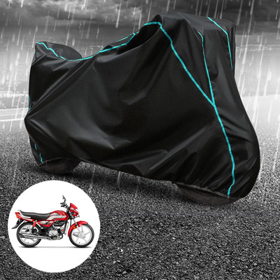 CODOKI Waterproof Two Wheeler Cover for Hero(MotoCorp HF Deluxe, Black)