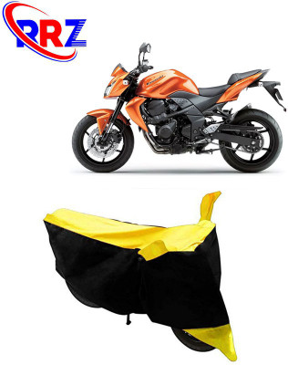 RRZ Waterproof Two Wheeler Cover for Kawasaki(Z750, Black, Yellow)