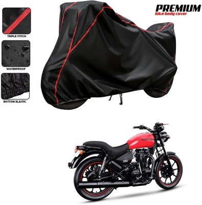 PAGORA Waterproof Two Wheeler Cover for Royal Enfield(Thunderbird 350, Black)