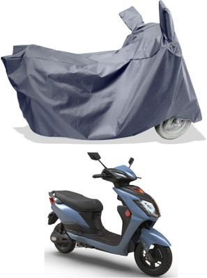 Amexride Two Wheeler Cover for Indus(Yo, Grey)