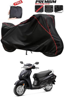 DeepShakshi AUTOMOTIVE Two Wheeler Cover for Honda(Activa 6G, Black)