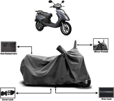 Amexride Two Wheeler Cover for Ampere(V 48 BS6, Grey)