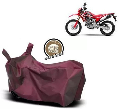 OliverX Waterproof Two Wheeler Cover for Honda(CRF 250 L, Maroon)