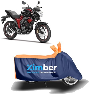 ZIMBER Two Wheeler Cover for Suzuki(Gixxer, Orange, Blue)