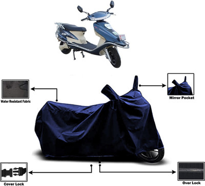 Amexride Two Wheeler Cover for Tunwal(Sport 63 60V, Blue)