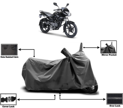 Amexride Two Wheeler Cover for Bajaj(Pulsar 135 BS6, Grey)