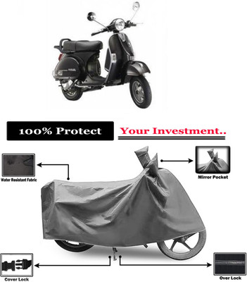 Amexride Two Wheeler Cover for LML(Star Euro, Grey)