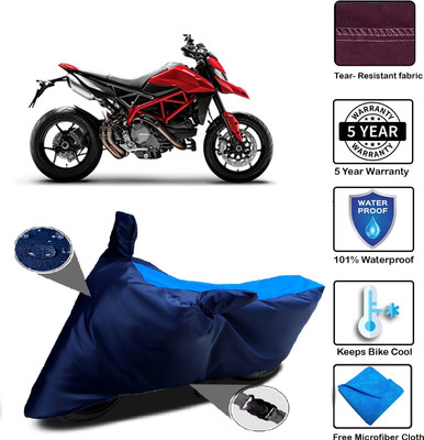 MISSION COLLECTION Waterproof Two Wheeler Cover for Ducati(Hyperstrada, Blue)