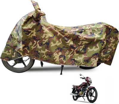 Euro Care Waterproof Two Wheeler Cover for TVS(Radeon, Black)