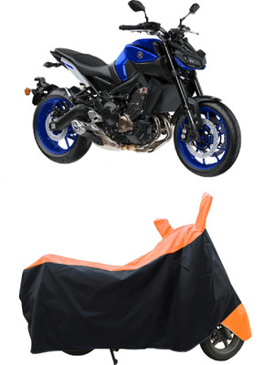 Coxtor Waterproof Two Wheeler Cover for Yamaha(MT-09, Orange)