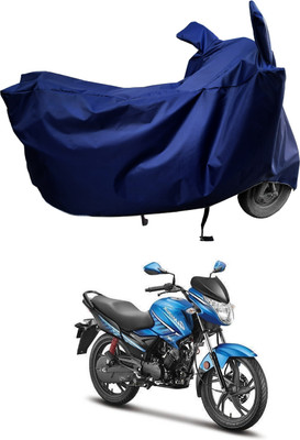 Amexride Two Wheeler Cover for Hero(Glamour FI, Blue)