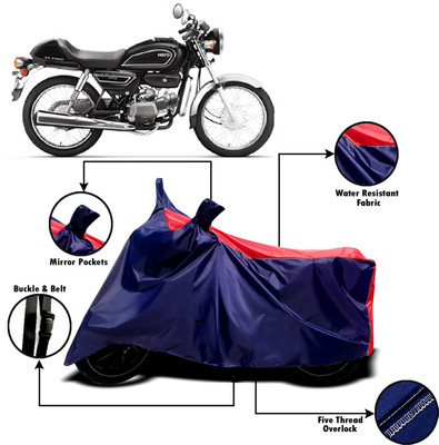 AUCTIMO Two Wheeler Cover for Hero(Splendor Pro Classic, Multicolor)