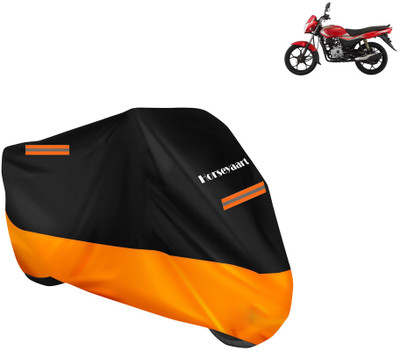 Horseyaart Waterproof Two Wheeler Cover for Bajaj(Platina 110, Orange)