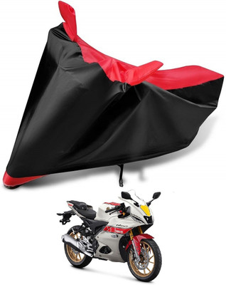 Auto Hub Two Wheeler Cover for Yamaha(R15, Red)