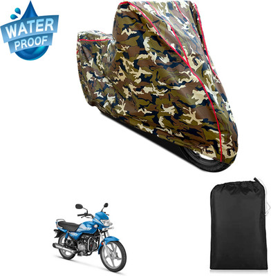PAGORA Waterproof Two Wheeler Cover for Hero(HF Deluxe, Yellow)