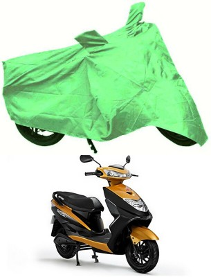 Genipap Two Wheeler Cover for Ampere(REO, Green)