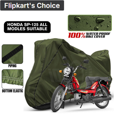 xodi Waterproof Two Wheeler Cover for TVS(XL 100 Heavy Duty BS6, Green, Black)