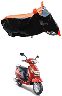 VESMEI Two Wheeler Cover for Mahindra(Duro 125, Orange)