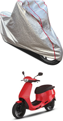 GOSHIV-car and bike accessories Waterproof Two Wheeler Cover for Ola(Silver)