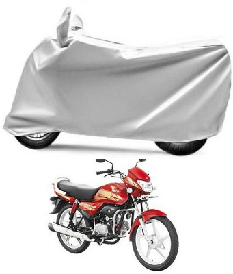 Ascension Two Wheeler Cover for Hero(HF Deluxe, Silver)