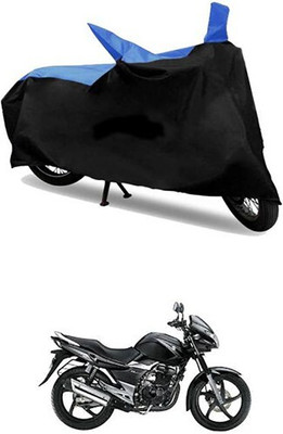Mdstar Waterproof Two Wheeler Cover for Suzuki(GS 150R, Blue, Black)